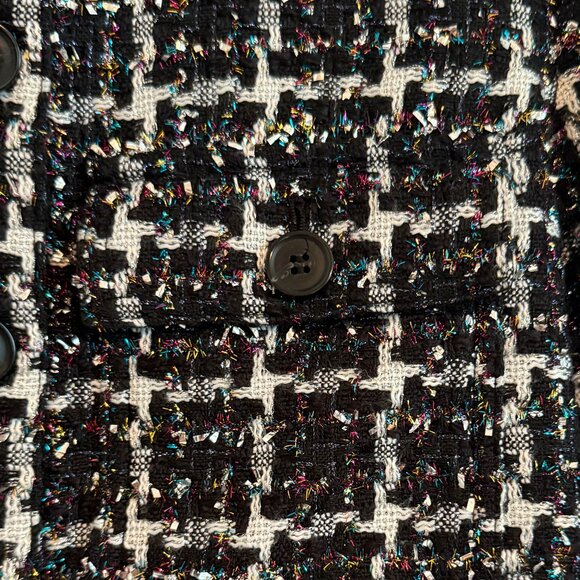 Loft Shimmer Tweed Cropped Jacket - Picture 7 of 10